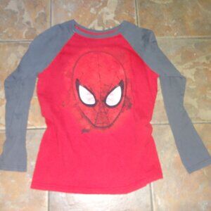 Spiderman Shirt Long Sleeve Youth Size 10-12
